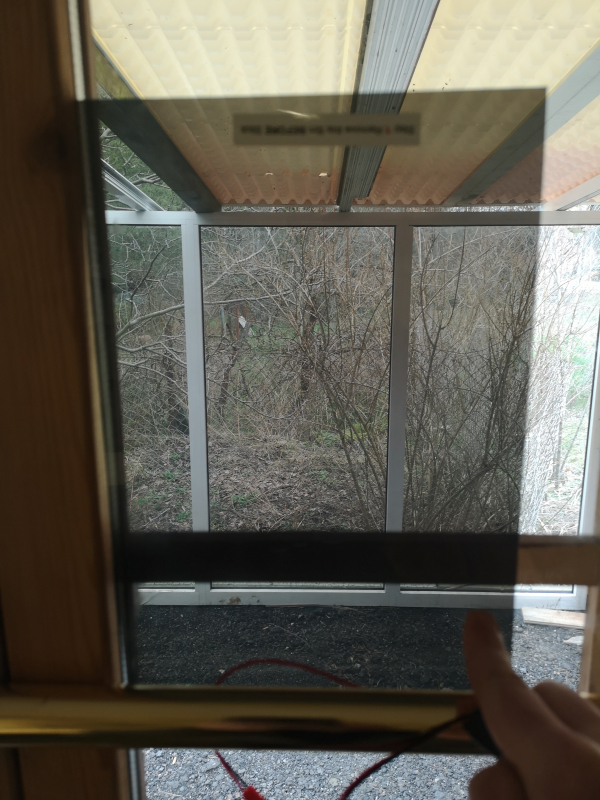 SWITCHGLASS® schaltbare Folie PDLC Folien Muster Schwarz inkl. Netzteil – Bild 2